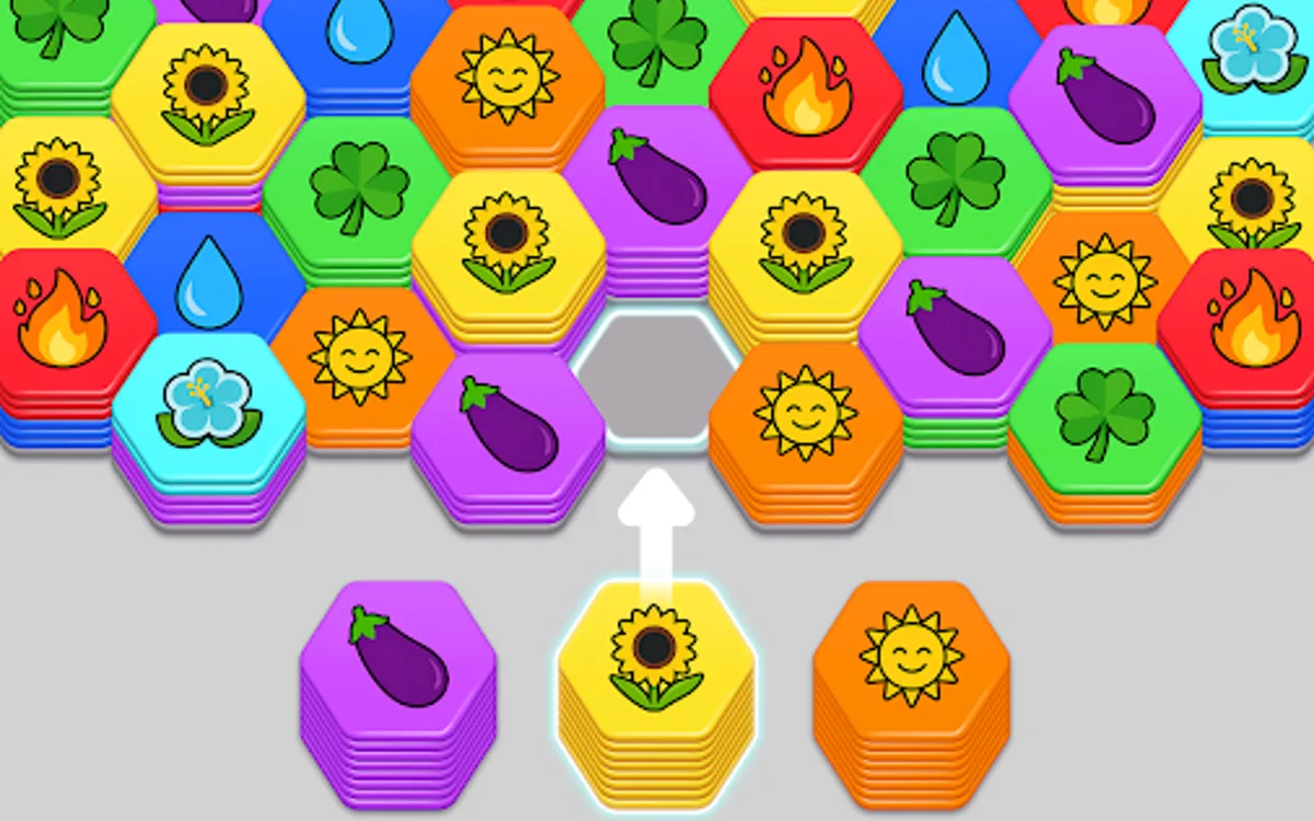 Hexa Sort screenshot